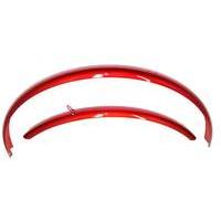 Pinnacle Californium Mudguards - Set Aftermarket Package | Red