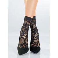 Pierre Mantoux Mirabelle Lace Ankle Highs