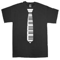 Piano Key Neck Tie T Shirt