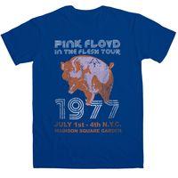 Pink Floyd Men\'s T Shirt - In The Flesh Pig