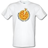 Pizza Percentage male t-shirt.