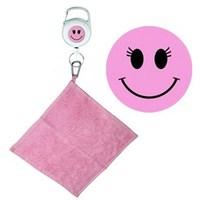 Pink Smiley Face Retractable Tow...
