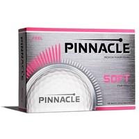 Pinnacle Ladies Soft Pink Text Golf Balls (12 Balls)