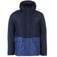 pierre cardin panel hooded jacket mens