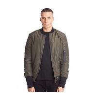 Pintuck Biker Bomber Jacket