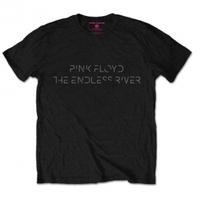 Pink Floyd Endless River Logo Men\'s Black T Shirt: Medium
