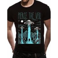 pierce the veil alien abduction t shirt xx large black