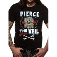 Pierce The Veil - Skatedeck Men\'s Large T-Shirt - Black
