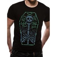 Pierce The Veil - Skeleton Coffin X-Large T-shirt