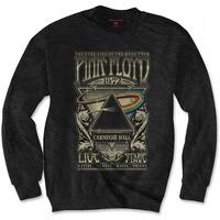Pink Floyd Men\'s Carnegie Hall Poster Mens Sweatshirt Long Sleeve Sweatshirt, 