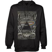 Pink Floyd Men\'s Carnegie Hall Poster Mens Black Hoodie Long Sleeve Hoodie, 