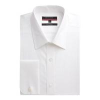 pierre cardin white satin stripe shirt 16 white