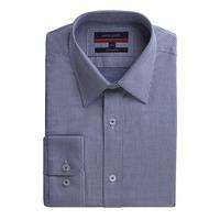 pierre cardin navy micro check shirt 175 navy