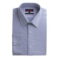 Pierre Cardin White Check Dobby Shirt 15 White