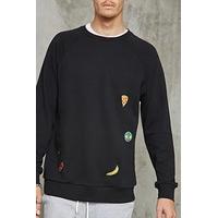 Pizza Patch Front Sweatshirt