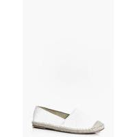 Pin Punch Espadrille - white