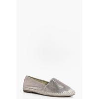 Pin Punch Espadrille - gold