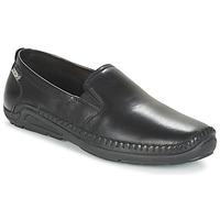 pikolinos azores 06h mens loafers casual shoes in black