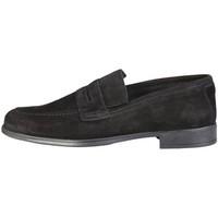 pierre cardin benjamin noir mens loafers casual shoes in black