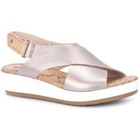 pikolinos skaithos womens casual sandals womens sandals in gold