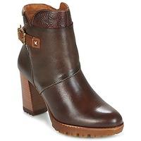 pikolinos connelly w7m womens low ankle boots in brown