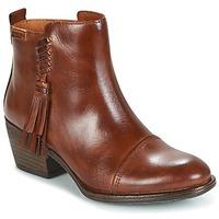 pikolinos baqueira w9m womens low ankle boots in brown