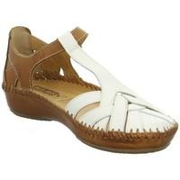 pikolinos nata womens sandals in white