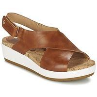 pikolinos mykonos w1g womens sandals in brown