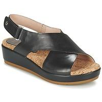pikolinos mykonos w1g womens sandals in black
