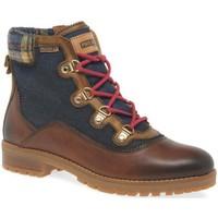 pikolinos hiker womens casual ankle boots womens mid boots in brown