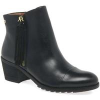 pikolinos dorra womens tasselled ankle boots womens mid boots in black