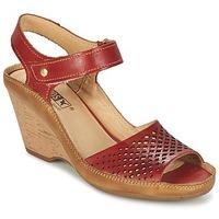 pikolinos capri w8f womens sandals in red