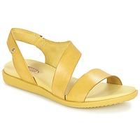 pikolinos antillas w0h womens sandals in yellow