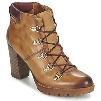 pikolinos connelly w3e womens low ankle boots in brown