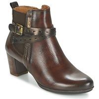 pikolinos segovia w1j womens low ankle boots in brown