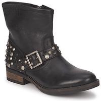 pieces isadora leather boot womens mid boots in multicolour