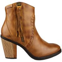 pikolinos alicante womens low ankle boots in brown