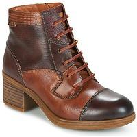 pikolinos lyon w6n womens low ankle boots in brown