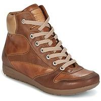 pikolinos lisboa w67 womens shoes high top trainers in brown