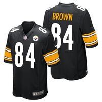 Pittsburgh Steelers Home Game Jersey - Antonio Brown, Black