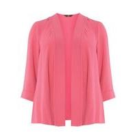 pink soft jacket hot pink