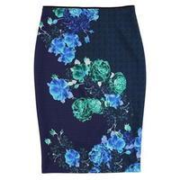 pinko bardana floral stretch pencil skirt