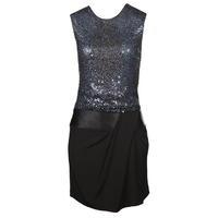 pinko musa v back sequin dress