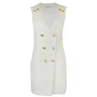 pierre balmain double breasted mini dress