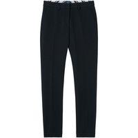 piqu stretch pants black