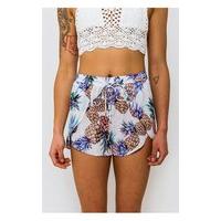 Pineapple Print Shorts