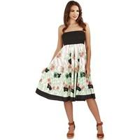 pistachio ladies 2 in 1 cotton summer holiday dress womens dress in bl ...