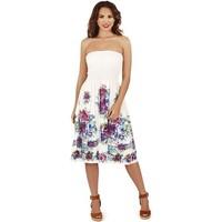 Pistachio Ladies Floral 3 in 1 Cotton Summer Dress women\'s Dress in purple