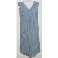 Piazza Sempione: Size 14: Grey sleeveless crinkle dress