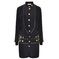 PIERRE BALMAIN Button Down Playsuit